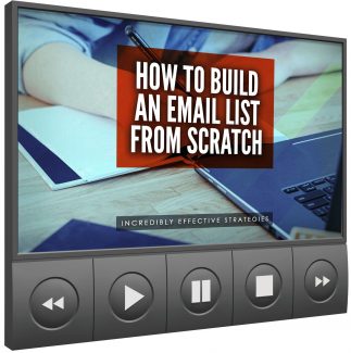 How To Build An Email List From Scratch – Video Upgrade MRR Video With Audio