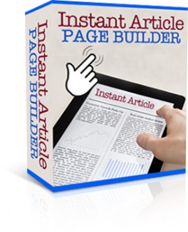 Instant Article Page Builder Personal Use Software
