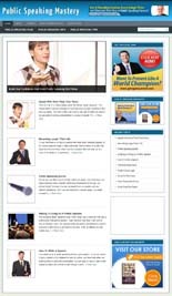 Public Speaking Niche Blog Personal Use Template With Video