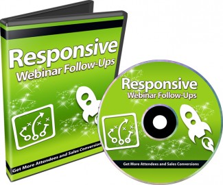Responsive Webinar Follow-Ups PLR Template With Audio & Video