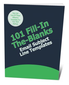 101 Fill-in The Blank Email Subject Line Templates PLR Ebook