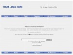 My Image Hosting Site Blue Personal Use Template