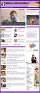 Attention Deficit Disorder Site Plr Template