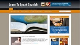 Learn To Speak Spanish Blog Personal Use Template