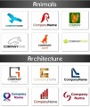300 Unique Logo Templates Resale Rights Graphic