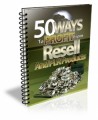 50 Ways To Profit From PLR Products Mrr Ebook