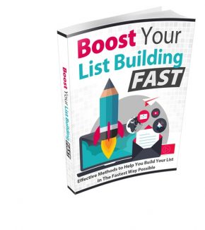 Boost Your List Building Fast Resale Rights Ebook