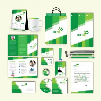 Eight Care Print Design Personal Use Template