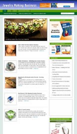 Jewelry Making Niche Blog Personal Use Template With Video