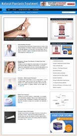 Psoriasis Treatment Niche Blog Personal Use Template With Video